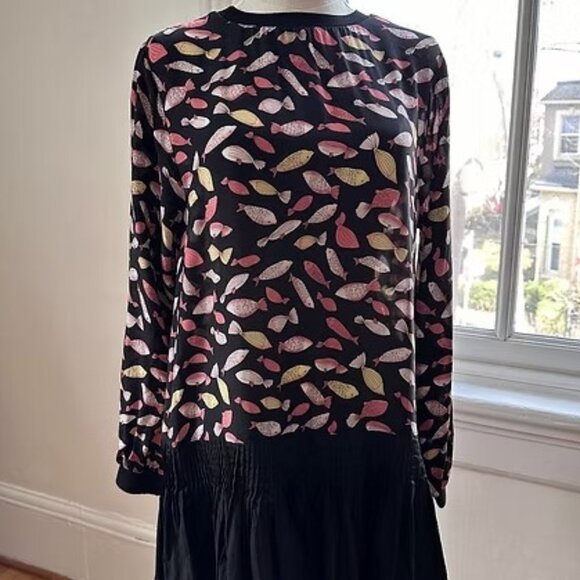 The Dundas Street East Fish Print Dress - Picture 1 of 3